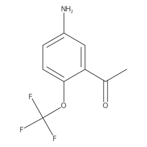 5'-Amino-2'-(trifluoromethoxy)acetophenone Structure