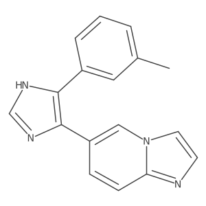 6-(4-(M-tolyl)-1H-imidazol-5-yl)imidazo[1,2-a]pyridine Structure