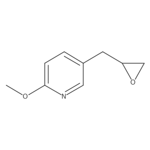 2-Methoxy-5-[(oxiran-2-yl)methyl]pyridine结构式