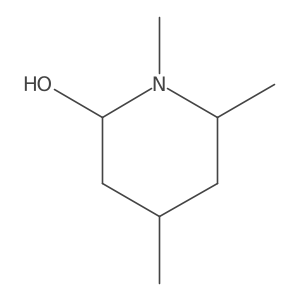 1,4,6-Trimethylpiperidin-2-ol结构式