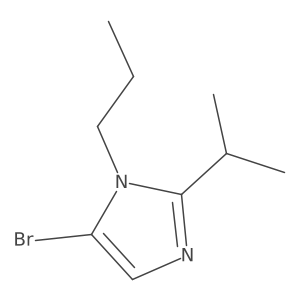 5-Bromo-2-(propan-2-yl)-1-propyl-1H-imidazole Structure