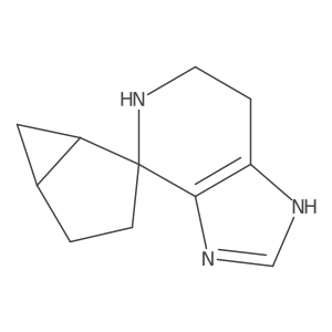 spiro[1,5,6,7-tetrahydroimidazo[4,5-c]pyridine-4,2'-bicyclo[3.1.0]hexane]结构式