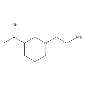 1-(1-(2-Aminoethyl)piperidin-3-yl)ethan-1-ol Structure