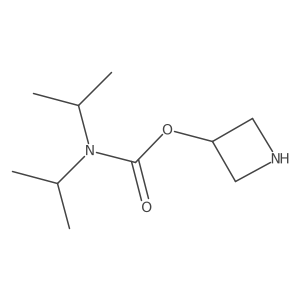 Azetidin-3-yl diisopropylcarbamate结构式