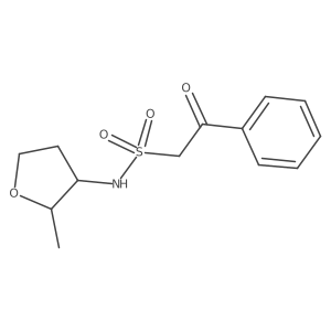 N-(2-methyloxolan-3-yl)-2-oxo-2-phenylethane-1-sulfonamide Structure