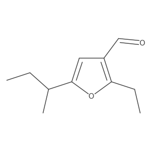 5-(Butan-2-yl)-2-ethylfuran-3-carbaldehyde Structure