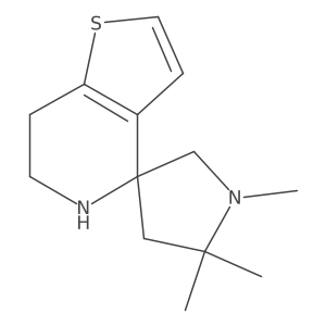 1,5,5-trimethyl-6',7'-dihydro-5'H-spiro[pyrrolidine-3,4'-thieno[3,2-c]pyridine] Structure