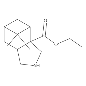 Ethyl 9,9-dimethyl-4-azatricyclo[6.1.1.0,2,6]decane-2-carboxylate结构式