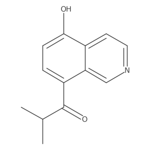 1-(5-Hydroxyisoquinolin-8-yl)-2-methylpropan-1-one结构式