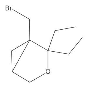 1-(Bromomethyl)-2,2-diethyl-3-oxabicyclo[3.1.0]hexane Structure