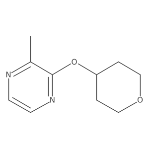 2-Methyl-3-(oxan-4-yloxy)pyrazine结构式