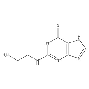 2-[(2-aminoethyl)amino]-7H-purin-6-ol Structure