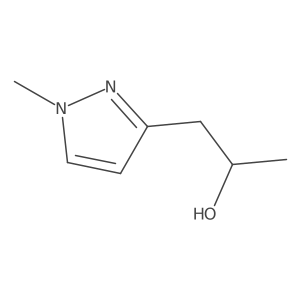 (2R)-1-(1-methyl-1H-pyrazol-3-yl)propan-2-ol结构式