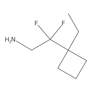 2-(1-Ethylcyclobutyl)-2,2-difluoroethan-1-amine Structure
