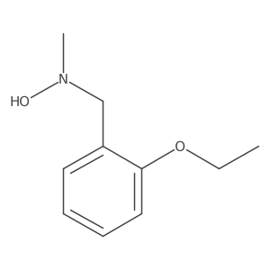 N-[(2-ethoxyphenyl)methyl]-N-methylhydroxylamine Structure