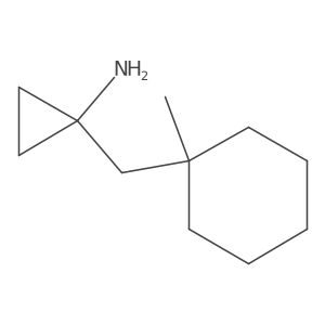1-[(1-Methylcyclohexyl)methyl]cyclopropan-1-amine Structure