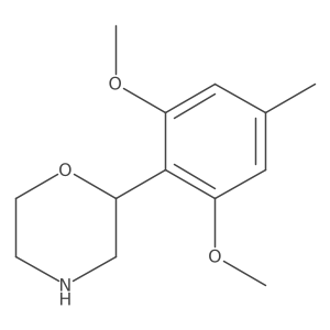 2-(2,6-Dimethoxy-4-methylphenyl)morpholine结构式