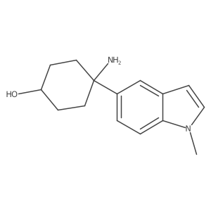4-amino-4-(1-methyl-1H-indol-5-yl)cyclohexan-1-ol Structure