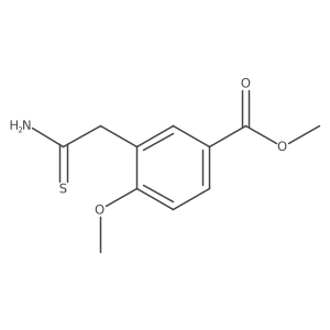 Methyl 3-(carbamothioylmethyl)-4-methoxybenzoate结构式