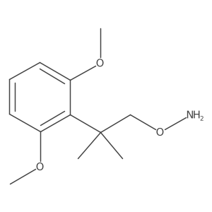 O-[2-(2,6-dimethoxyphenyl)-2-methylpropyl]hydroxylamine结构式