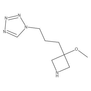 1-[3-(3-methoxyazetidin-3-yl)propyl]-1H-1,2,3,4-tetrazole Structure