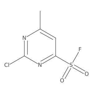 2-Chloro-6-methylpyrimidine-4-sulfonyl fluoride Structure