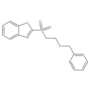 2-((2-(Benzyloxy)ethyl)sulfonyl)benzo[d]thiazole结构式