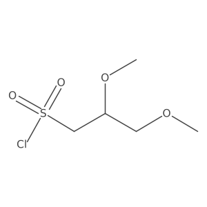 (2S)-2,3-dimethoxypropane-1-sulfonyl chloride结构式