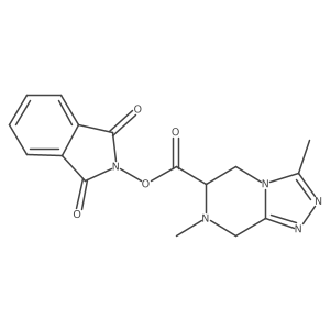 1,3-dioxo-2,3-dihydro-1H-isoindol-2-yl 3,7-dimethyl-5H,6H,7H,8H-[1,2,4]triazolo[4,3-a]pyrazine-6-carboxylate Structure