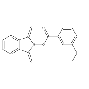 1,3-dioxo-2,3-dihydro-1H-isoindol-2-yl 3-(propan-2-yl)benzoate结构式