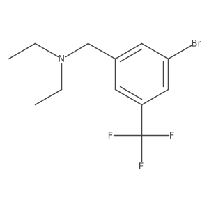 (3-Bromo-5-trifluoromethylbenzyl)-diethylamine Structure