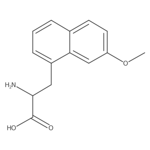 (2S)-2-amino-3-(7-methoxynaphthalen-1-yl)propanoic acid结构式