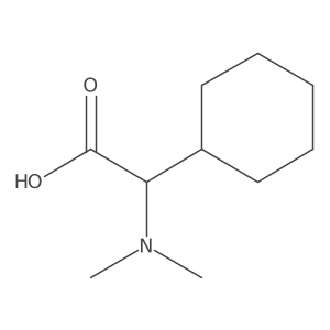 (2S)-2-Cyclohexyl-2-(dimethylamino)acetic acid Structure