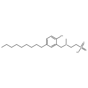 Taurine, N-methyl-N-5-nonylsalicyl-结构式