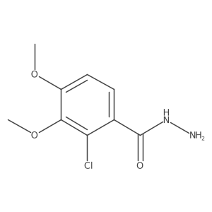 2-Chloro-3,4-dimethoxybenzoic acid hydrazide结构式