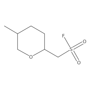 rac-[(2R,5S)-5-methyloxan-2-yl]methanesulfonyl fluoride Structure
