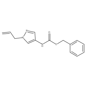 benzyl N-[1-(prop-2-en-1-yl)-1H-pyrazol-4-yl]carbamate结构式