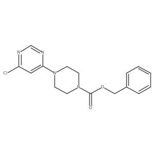 Benzyl 4-(6-chloropyrimidin-4-yl)piperazine-1-carboxylate Structure