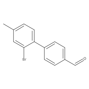 2'-Bromo-4'-methyl-[1,1'-biphenyl]-4-carbaldehyde Structure