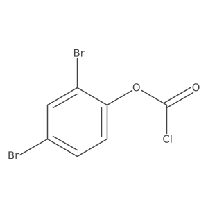 2,4-Dibromophenyl chloroformate结构式