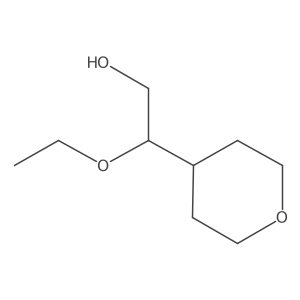 2-Ethoxy-2-(oxan-4-yl)ethan-1-ol结构式