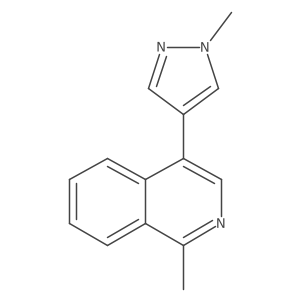 1-methyl-4-(1-methyl-1H-pyrazol-4-yl)isoquinoline Structure