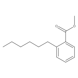 Methyl 2-hexylbenzoate结构式