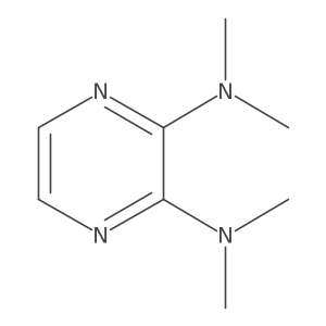 N2,N2,N3,N3-Tetramethylpyrazine-2,3-diamine结构式