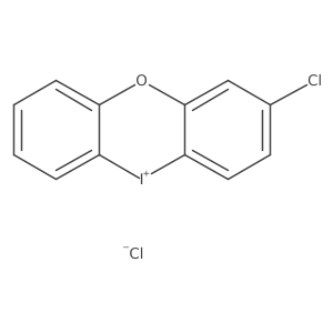 2-Chlorodibenz(be)(1,4)oxiodinium chloride Structure