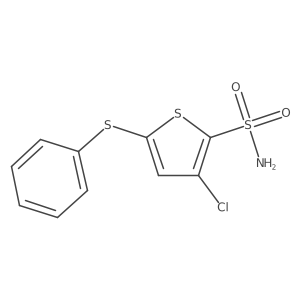 2-Thiophenesulfonamide,3-chloro-5-(phenylthio)-结构式