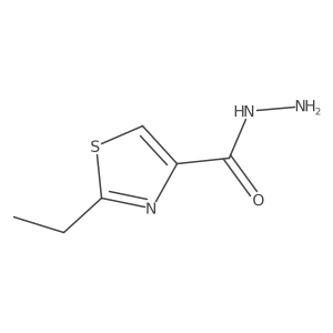 2-Ethylthiazole-4-carbohydrazide结构式