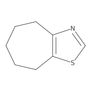 5,6,7,8-tetrahydro-4H-cyclohepta[d]thiazole Structure