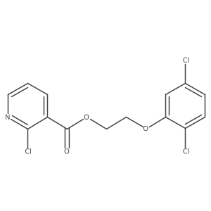 2-(2,5-Dichlorophenoxy)ethyl 2-chloropyridine-3-carboxylate结构式