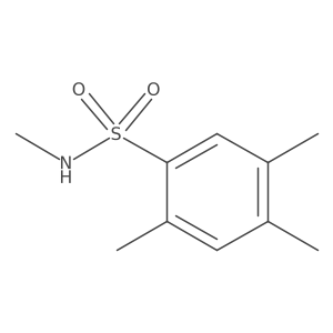 N,2,4,5-tetramethylbenzene-1-sulfonamide Structure